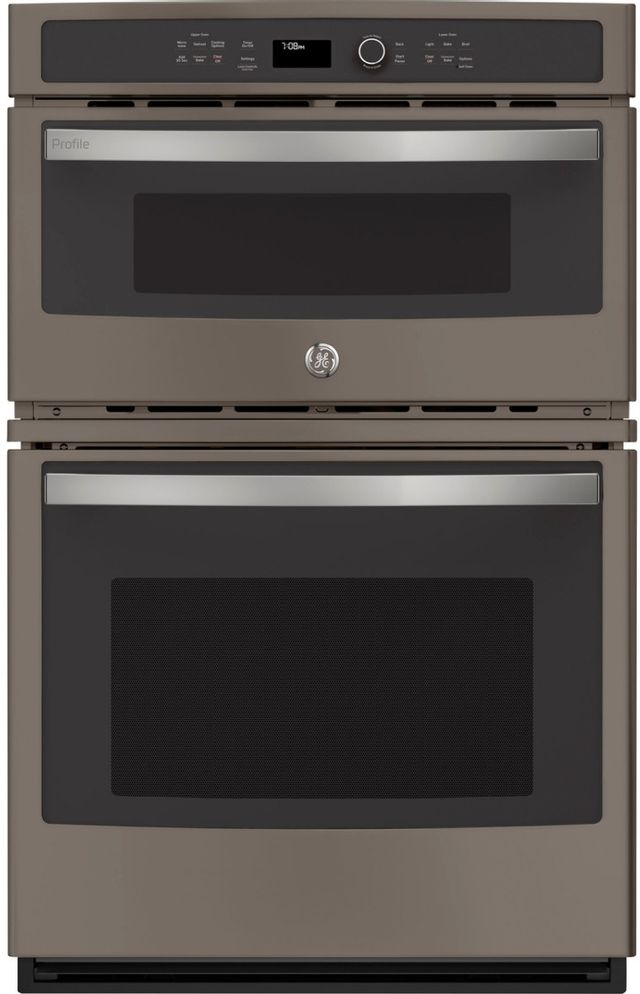 GE Profile™ 27" Fingerprint Resistant Slate Built In Combination Convection Microwave/Convection Wall Oven