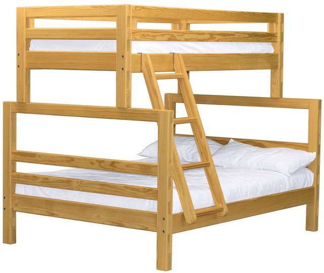 TimberFrame Bunk Bed - TwinXL Over Queen, Offset – Crate Designs Furniture