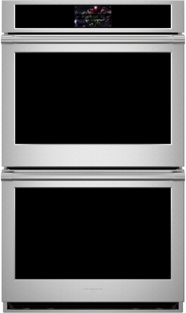 Monogram Statement Collection 30" Stainless Steel Electric Built In Double Oven-ZTD90DPSNSS-1