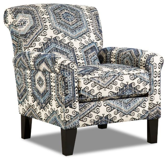 indigo accent chair