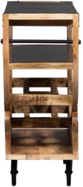 Liberty Danley Weathered Brown Accent Bar Trolley-2