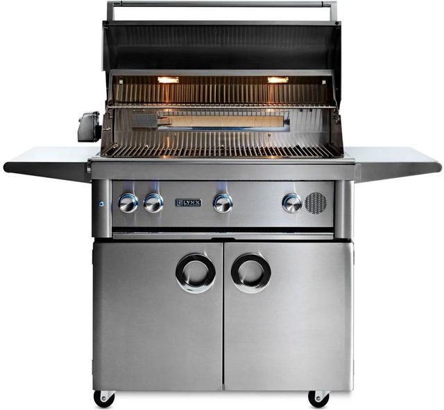 Lynx® Professional 36" Stainless Steel Freestanding Smart Grill-1