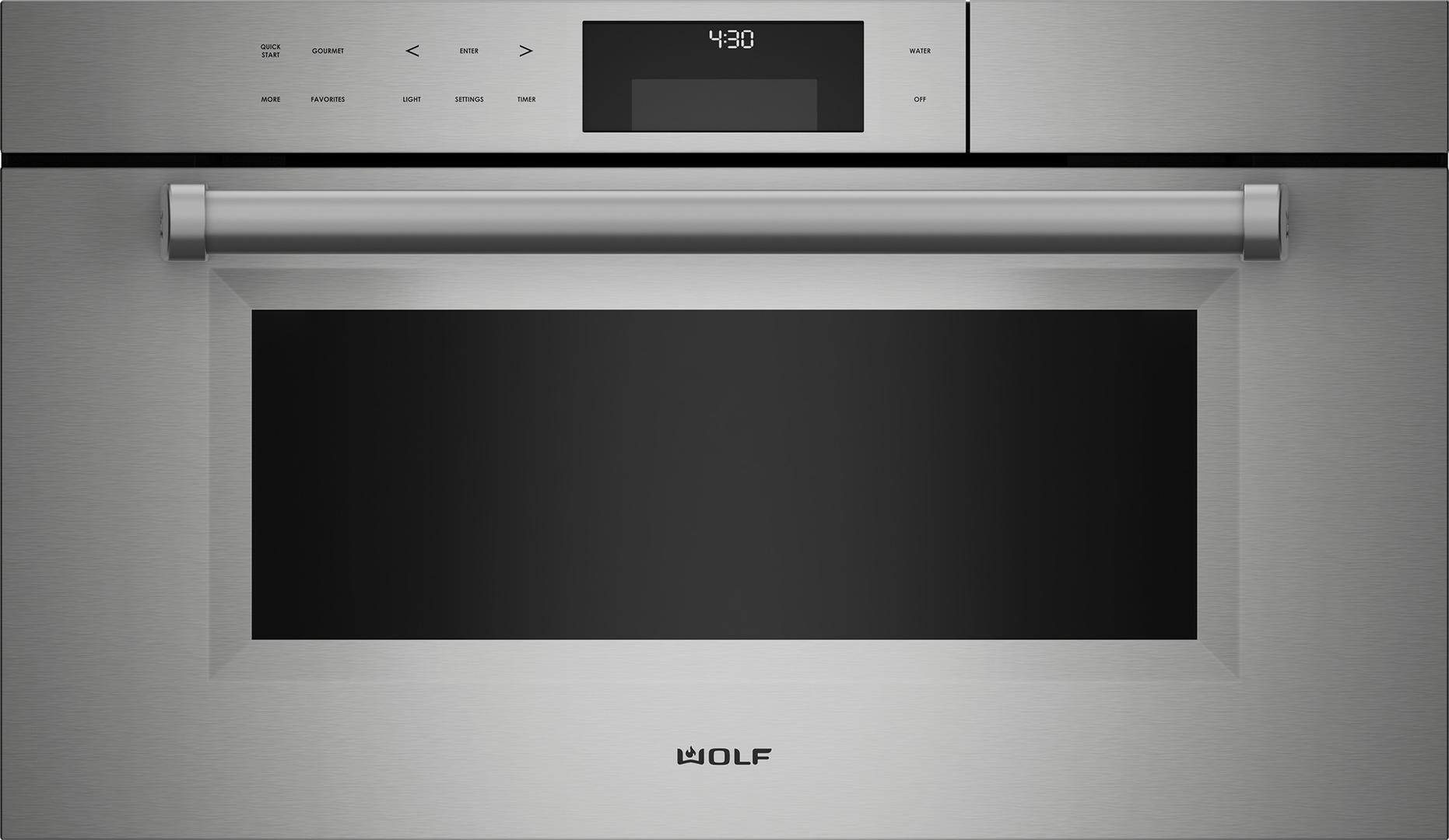 Wolf® M Series 30" Stainless Steel Professional Convection Steam Oven-CSO30PM/S/PH