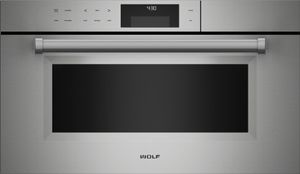 FLOOR MODEL Wolf® M Series 30" Stainless Steel Contemporary Single Electric Steam Wall Oven