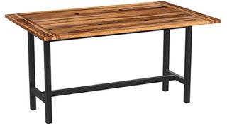 Progressive® Furniture Landon Black/Natural Flip-Top Console Table