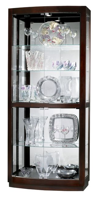 Howard Miller® Bradington Black Coffee Curio Cabinet