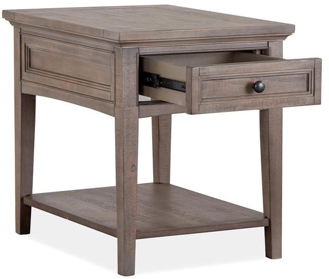 Magnussen Home® Paxton Place Dovetail Grey Rectangular End Table 2