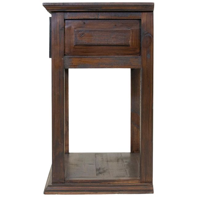 Rustic Imports Diego Tobacco 1-Drawer Nightstand-2