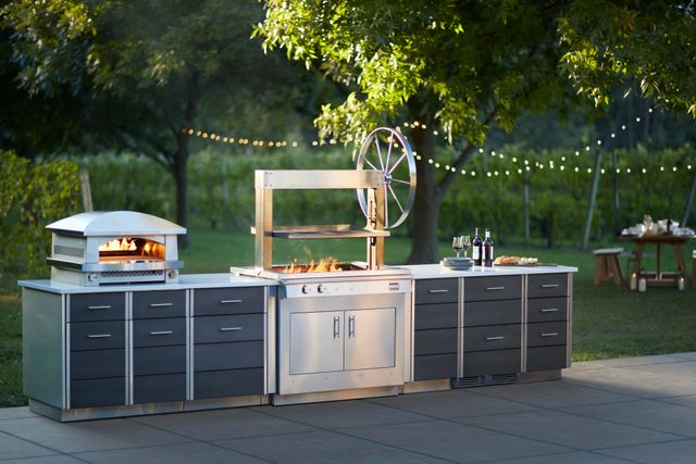 Kalamazoo™ Outdoor Gourmet Arcadia Series 24" Stainless Steel Outdoor Dual-Zone Refrigerator and Wine Chiller 6