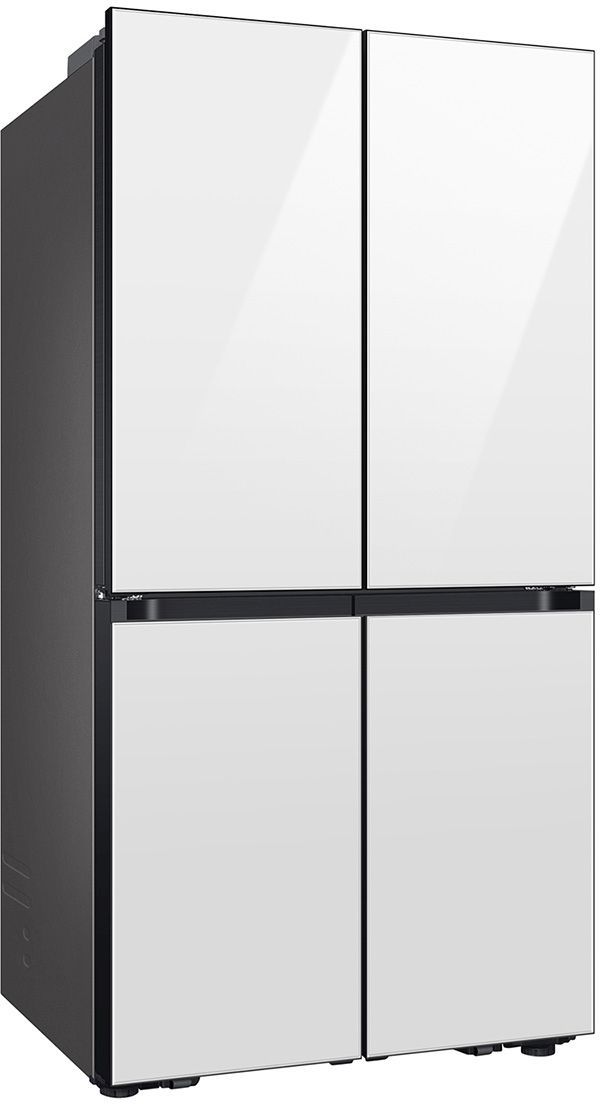 Samsung Bespoke 23 Cu. Ft. White Glass Counter Depth French Door ...