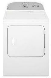 Whirlpool Front Load Electric Dryer-White