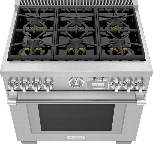 Thermador® Pro Grand® 36" Stainless Steel Pro Style Natural Gas Range-1