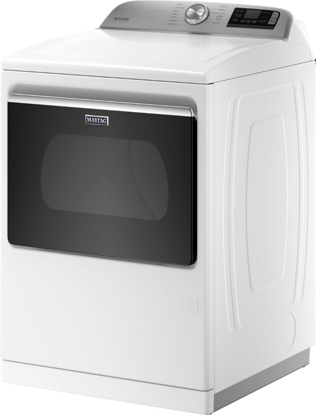 Maytag® 7.4 Cu. Ft. White Front Load Gas Dryer-3