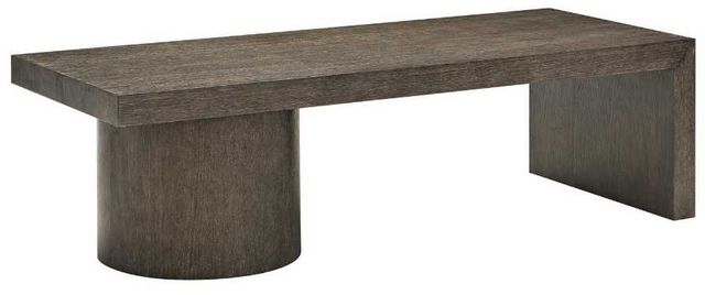 Bernhardt Linea Cerused Charcoal Cocktail Table