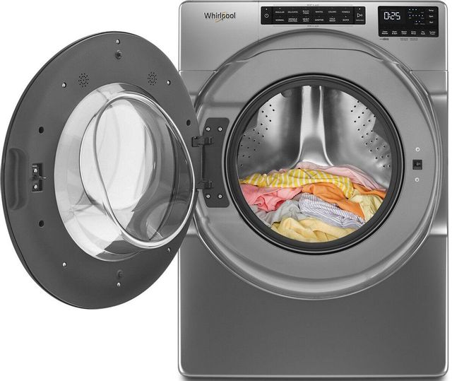 Whirlpool® 5.0 Cu. Ft. Chrome Shadow Front Load Washer 2
