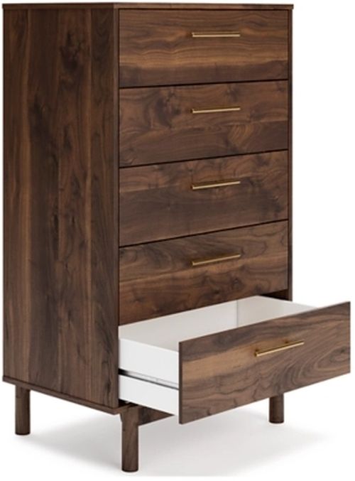Signature Design by Ashley® Calverson Mocha Chest of Drawers-2