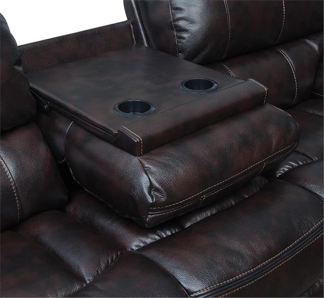 Coaster® Willemse Dark Brown 3 Piece Reclining Living Room Set 7