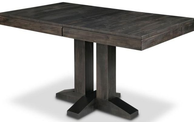 Handstone Steel City Pedestal Dining Table  0