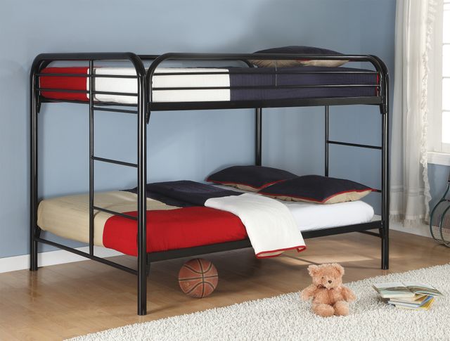 Coaster® Morgan Black Full/Full Bunk Bed 1