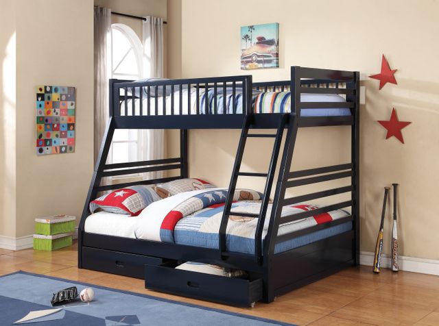 Coaster® Ashton Navy Blue Twin/Full Youth Bunk Bed 1
