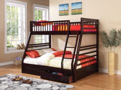Coaster® Ashton Cappuccino Twin/Full Youth Bunk Bed