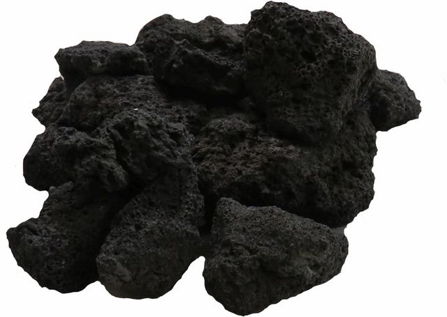 XO Black Fire Pit Lava Rock -0