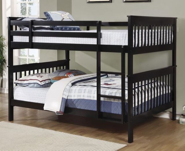 Coaster® Chapman Black Full-Over-Full Youth Bunk Bed 2