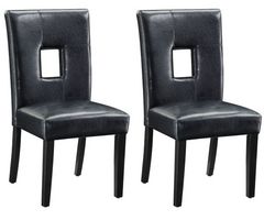 Coaster® Anisa 2-Piece Black Side Chairs