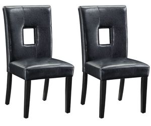 Coaster® Anisa 2-Piece Black Side Chairs