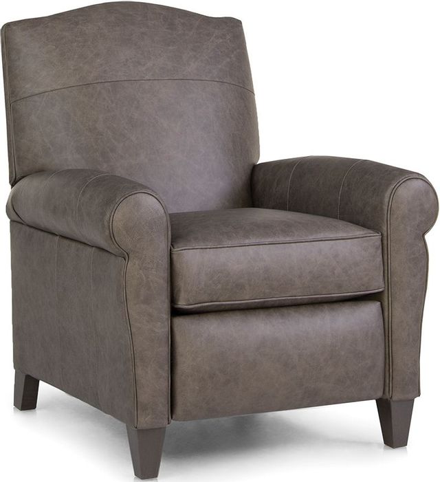 Smith Brothers 713 Collection Taupe Leather Push-Back Reclining Chair 0