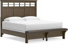 Signature Design by Ashley® Shawbeck Dark Brown Queen Panel Bed