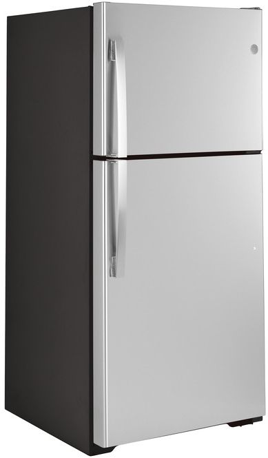 GE® 19.2 Cu. Ft. Fingerprint Resistant Stainless Steel Top Freezer Refrigerator-1