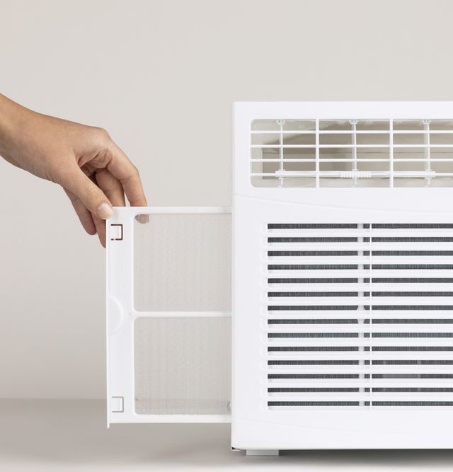 GE® 6,000 BTU's Light Cool Gray Window EZ Mount Room Air Conditioner-3