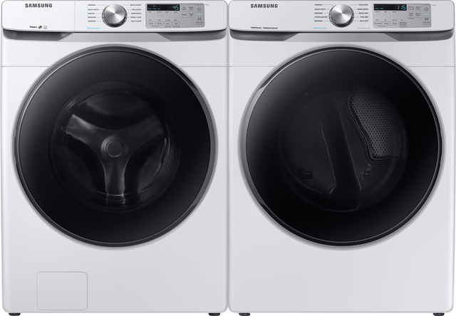 Samsung White Front Load Laundry Pair 0