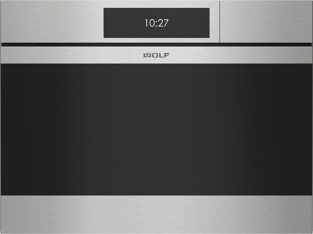 Wolf® M Series Contemporary 24" Stainless Steel Single Electric Wall Oven