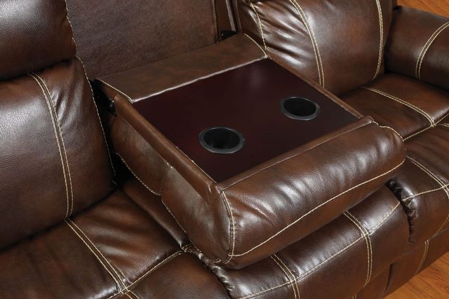 Coaster® Myleene 3 Piece Chestnut Reclining Living Room Set 5