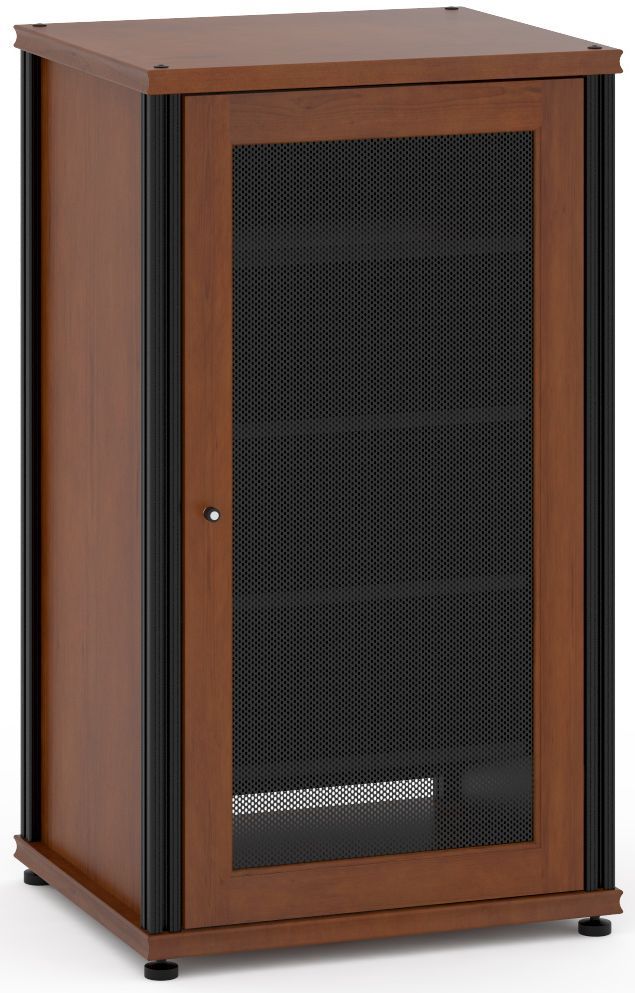 Salamander Designs® Synergy Model 402 AV Cabinet-Dark Cherry/Black 2