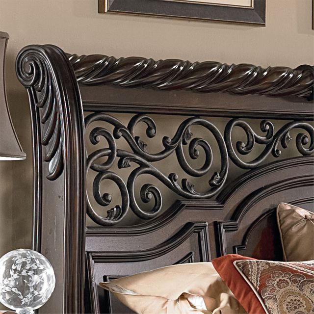 Liberty Furniture Arbor Place Brownstone Finished King Sleigh Bed 2