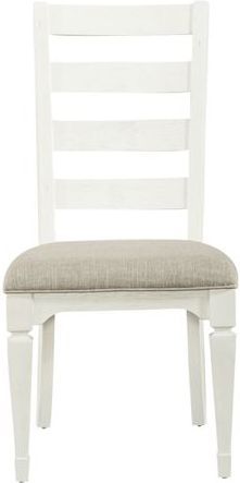 Liberty Furniture Allyson Park Wirebrushed White Upholstered Side Chair
