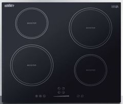 Summit® 24" Black Induction Cooktop