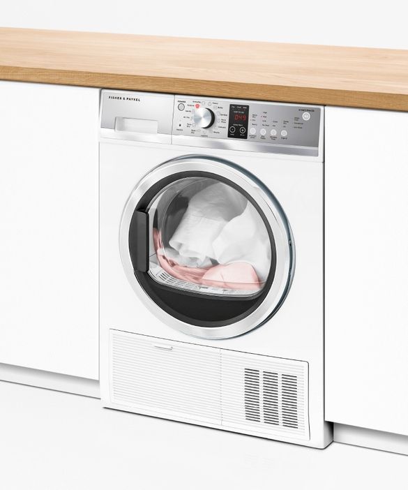 Fisher & Paykel Series 5 4.0 Cu. Ft. White Condensing Electric Dryer-2