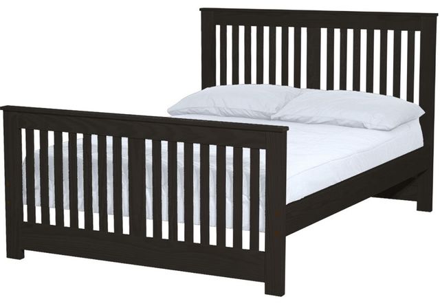Crate Designs™ Furniture Espresso Full Youth Shaker Bed