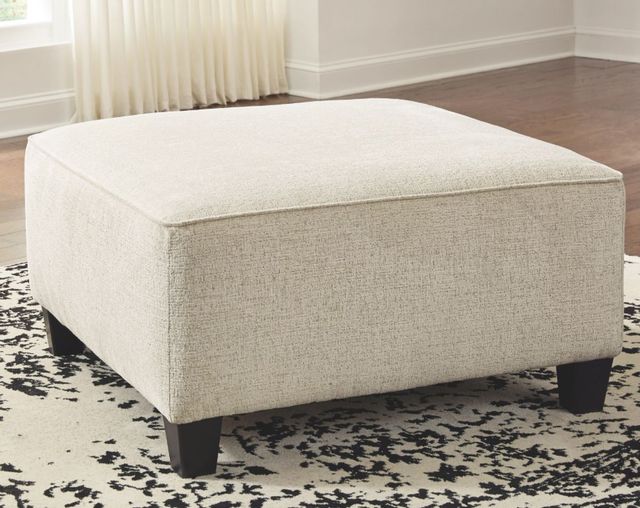 Signature Design by Ashley® Abinger Natural Oversized Accent Ottoman 2