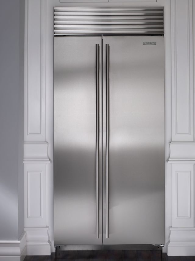 Sub-Zero® 20.6 Cu. Ft. Stainless Steel Built In Side By Side Refrigerator 4