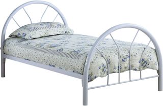 Coaster® White Marjorie Twin Bed