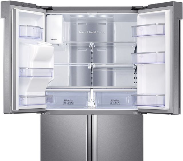 Samsung 22 Cu. Ft. Counter Depth 4-Door Flex™ Refrigerator-Fingerprint Resistant Stainless Steel 3