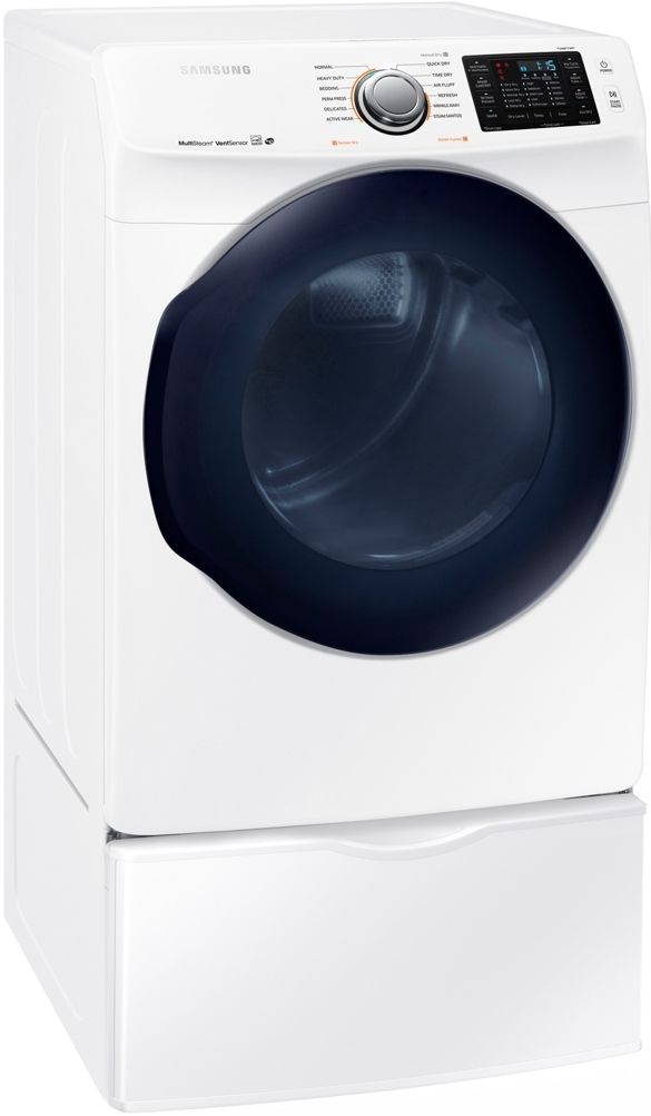Samsung 7.5 Cu. Ft. White Front Load Gas Dryer 2