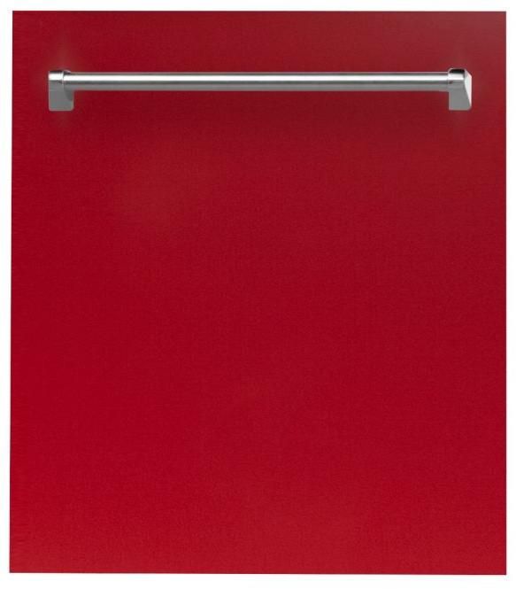 ZLINE Professional 24" Red Gloss Built In Dishwasher