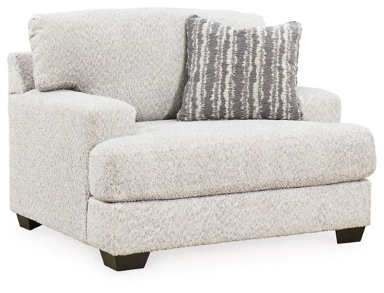 Oversized best sale gray chair