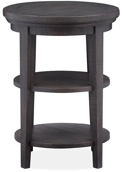 Magnussen Home® Westley Falls Graphite Accent End Table 1